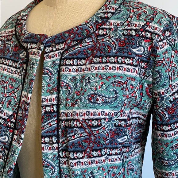 Isani for Target Quilted Paisley Jacket Size Small - Picture 3 of 5